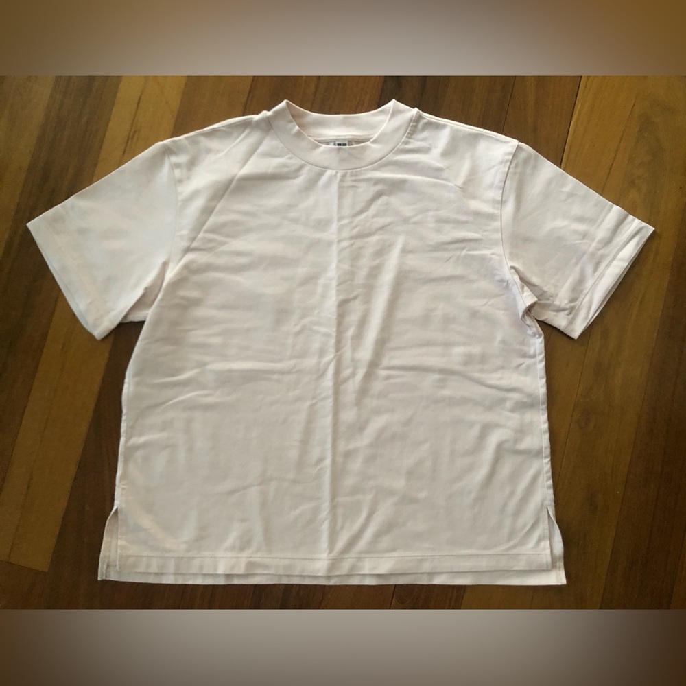 Uniqlo Pastel Pink Classic Women's Shirt